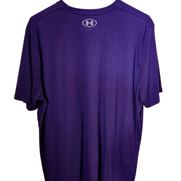 Northwestern University Wildcats Under Armour T-Shirt Adult Size XL Purple White - Picture 2 of 3